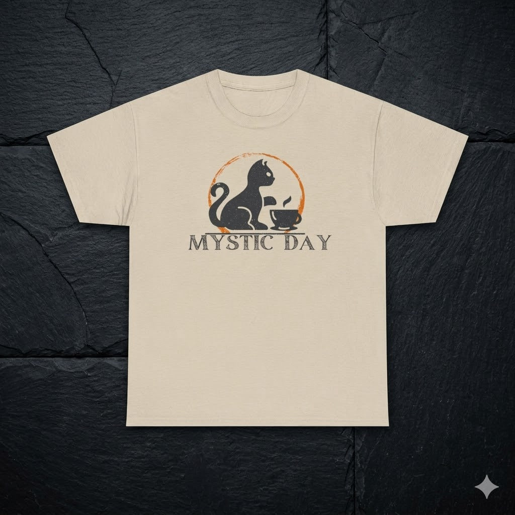 Women's adventure wear Graphic Tee — Witchy Black Cat T‑Shirt
