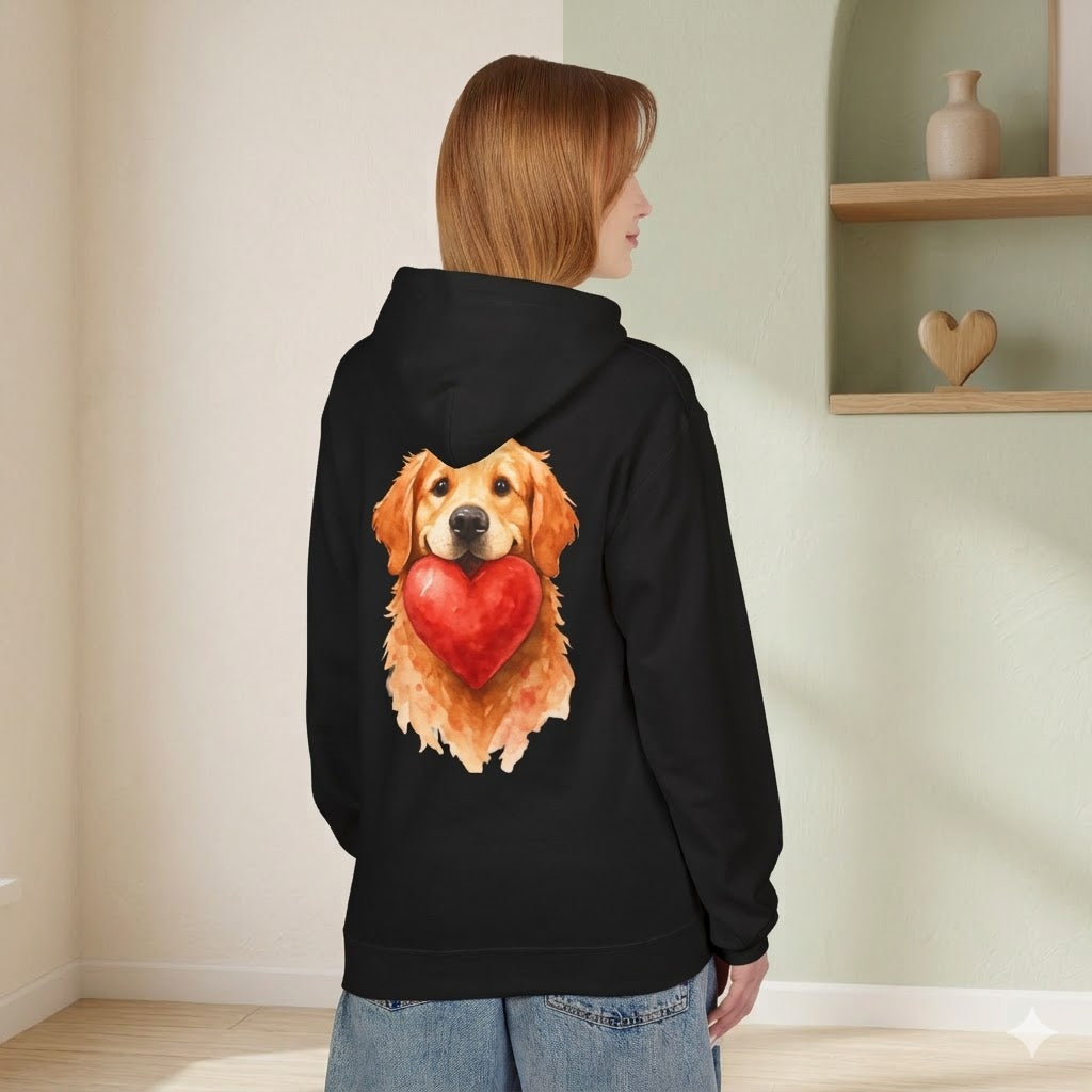 Women's Golden Retriever "Soulmate" Hoodie | Premium Dog Mom Pullover