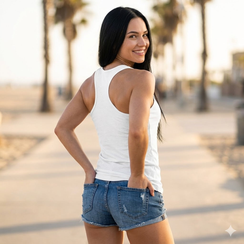 Women's Signature Racerback Tank | Premium Minimalist Activewear