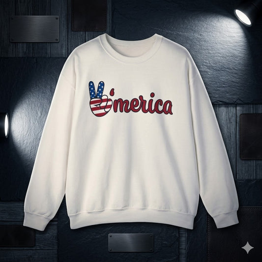 American Women's Signature Sweatshirt | Premium Minimalist Crewneck