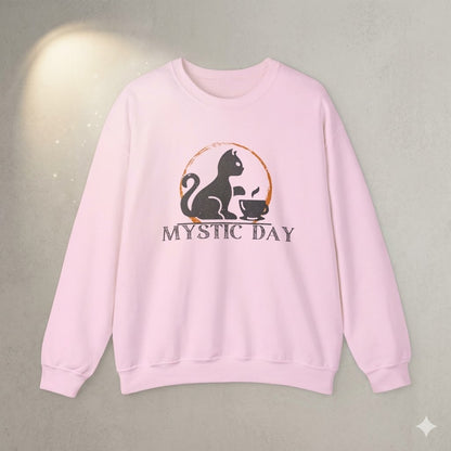 Women's Mystic Day Cat Sweatshirt | Premium "Soulmate" Cat Mom Crewneck