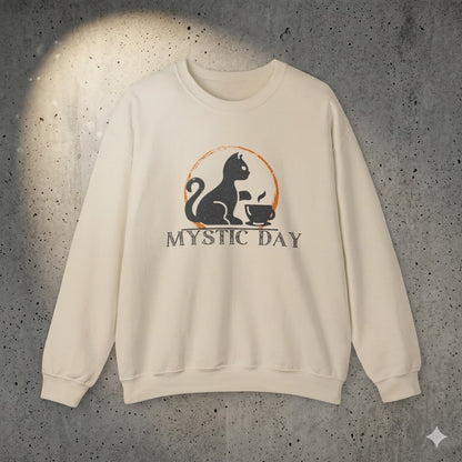 Women's Mystic Day Cat Sweatshirt | Premium "Soulmate" Cat Mom Crewneck