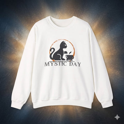 Women's Mystic Day Cat Sweatshirt | Premium "Soulmate" Cat Mom Crewneck