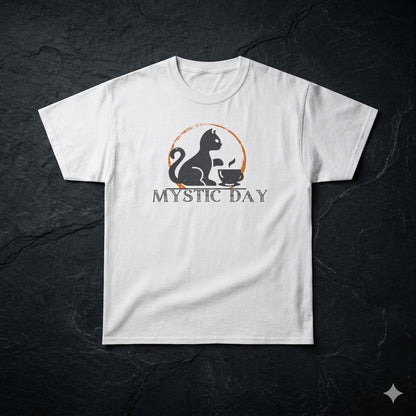 Women's adventure wear Graphic Tee — Witchy Black Cat T‑Shirt