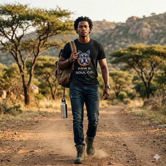 Men's "Paw & Soul Co." Pitbull Graphic Tee | Premium Dog Dad Streetwear