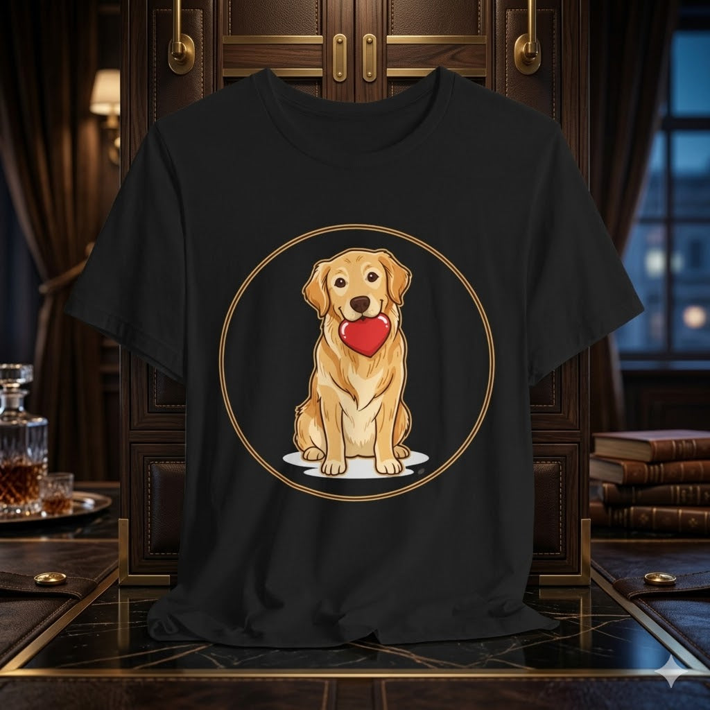 Men's Minimalist Dog Graphic T-Shirt | Premium Dog Dad Streetwear Tee