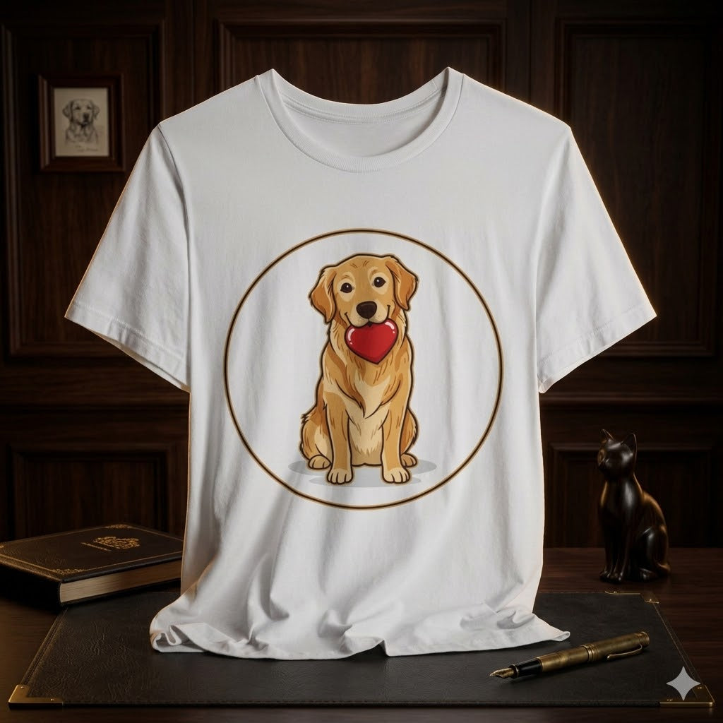 Men's Minimalist Dog Graphic T-Shirt | Premium Dog Dad Streetwear Tee