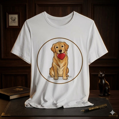 Men's Minimalist Dog Graphic T-Shirt | Premium Dog Dad Streetwear Tee